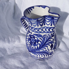 Load the picture into the gallery viewer, Handbemalter Keramik Krug - Blau-Krug-Soleo Home
