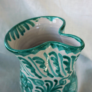 Handbemalter Keramik Krug - Grün-Krug-Soleo Home